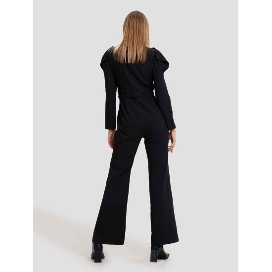 Exposed Shoulder Jumpsuit Exposed Shoulder Jumpsuit