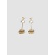 Curved Disc Earrings Curved Disc Earrings
