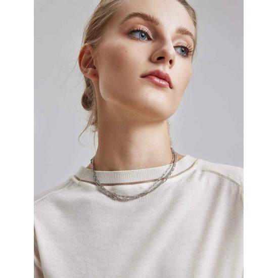 Stacked Chain Necklace Stacked Chain Necklace