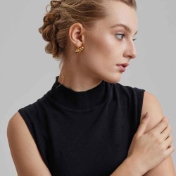 Retro Geometric Earrings
