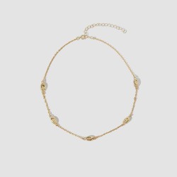 Stone Clavicle Necklace