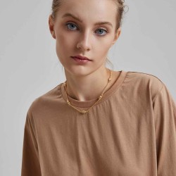 Stone Clavicle Necklace
