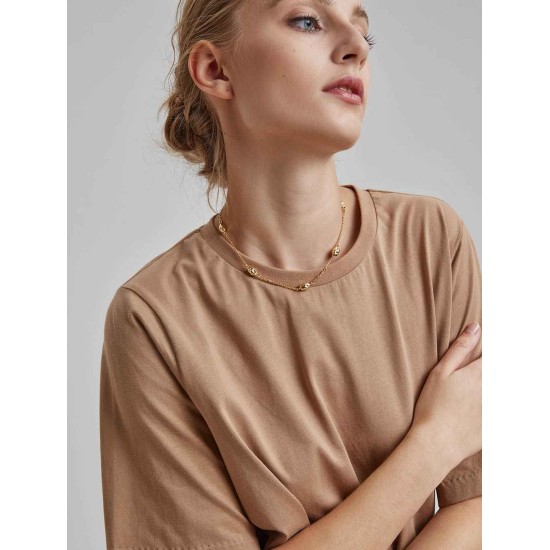 Stone Clavicle Necklace Stone Clavicle Necklace