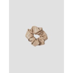 Faux Leather Scrunchie