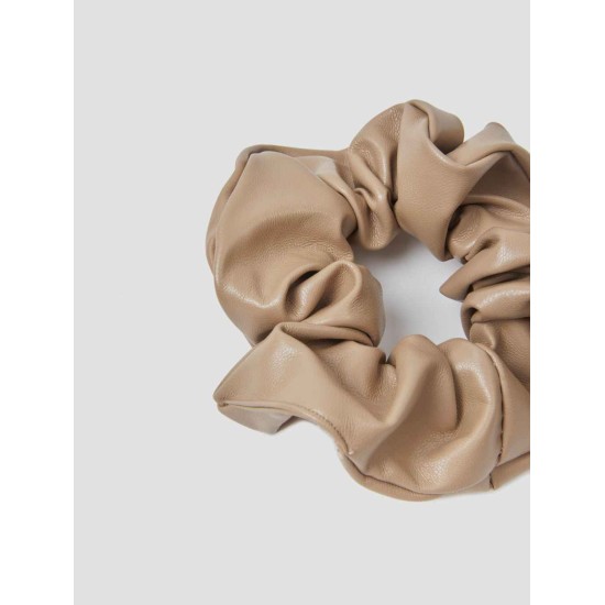 Faux Leather Scrunchie Faux Leather Scrunchie