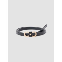 Matte Metal Buckle Belt