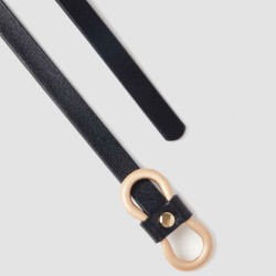 Matte Metal Buckle Belt