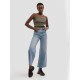 High-waist Wide Leg Frayed Jeans High-waist Wide Leg Frayed Jeans