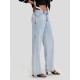 Wide-leg Light Washed Jeans Wide-leg Light Washed Jeans