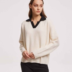 Open Collar Sweater