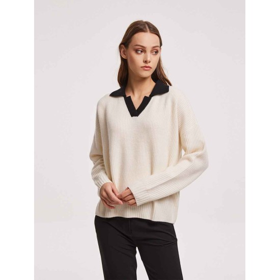 Open Collar Sweater Open Collar Sweater