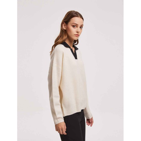 Open Collar Sweater Open Collar Sweater