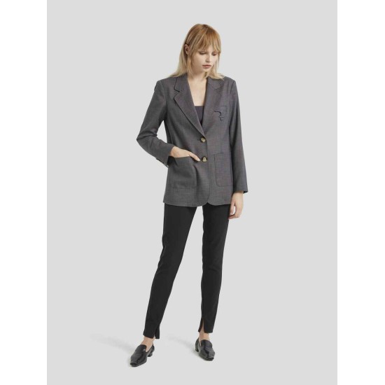 Mottled Single-Breasted Blazer Mottled Single-Breasted Blazer