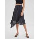 Asymmetric Stripe Flared Skirt Asymmetric Stripe Flared Skirt