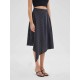 Asymmetric Stripe Flared Skirt Asymmetric Stripe Flared Skirt
