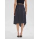 Asymmetric Stripe Flared Skirt Asymmetric Stripe Flared Skirt