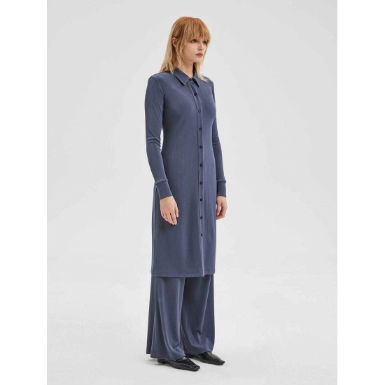 Fitted Ribbed-Knit Dress Fitted Ribbed-Knit Dress