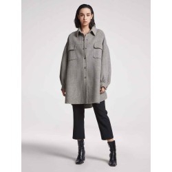 Oversized Wool-Cashmere Jacket