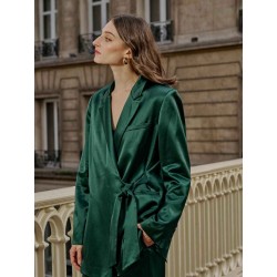 Tie-Waist Blazer