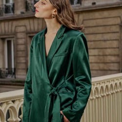 Tie-Waist Blazer