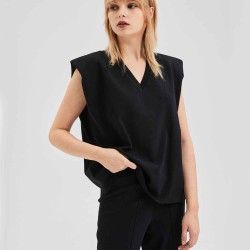 Padded Shoulder Tank Top