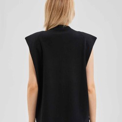 Padded Shoulder Tank Top