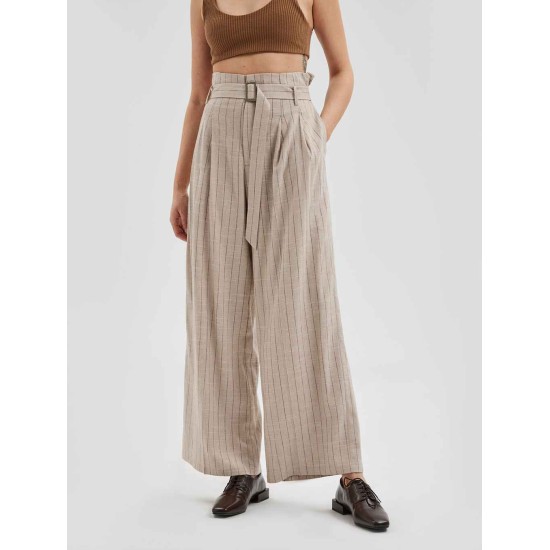 Stripe Belted Trousers Stripe Belted Trousers