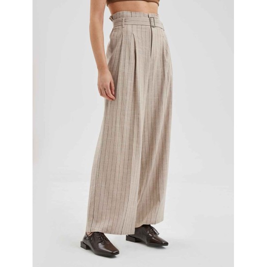 Stripe Belted Trousers Stripe Belted Trousers