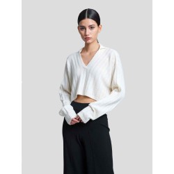 Cropped Knit Jumper