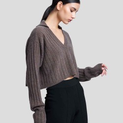 Cropped Knit Jumper