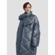 Quilted Puffer Jacket With Scarf Quilted Puffer Jacket With Scarf
