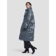 Quilted Puffer Jacket With Scarf Quilted Puffer Jacket With Scarf