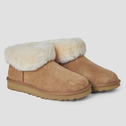 Fuzzy Ankle Snow Boots