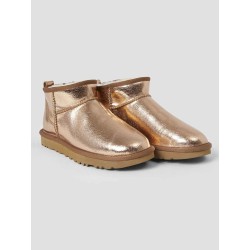 Shiny Leather Snow Boots