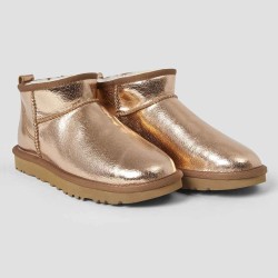 Shiny Leather Snow Boots