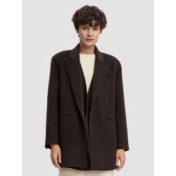Fake Two-piece Wool Blazer