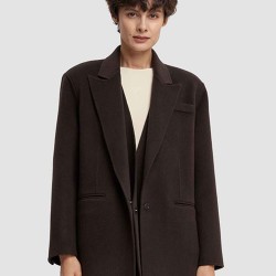 Fake Two-piece Wool Blazer