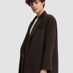 Fake Two-piece Wool Blazer
