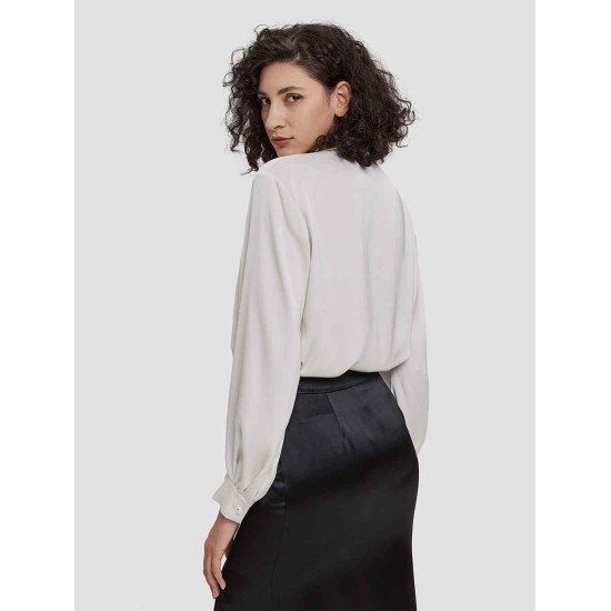 Cowl Neck Satin Blouse Cowl Neck Satin Blouse