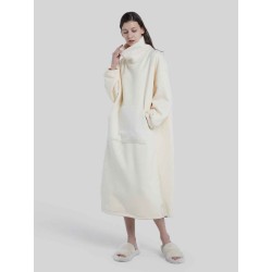 Brushed Roll Neck Dress