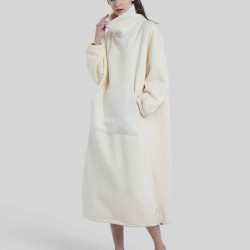 Brushed Roll Neck Dress