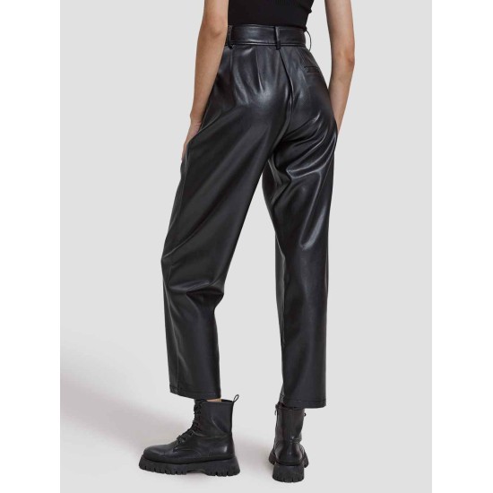 Faux Leather Tapered Pants Faux Leather Tapered Pants