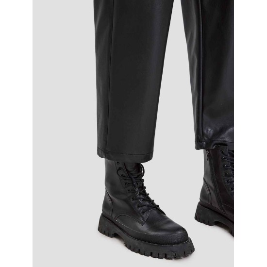Faux Leather Tapered Pants Faux Leather Tapered Pants