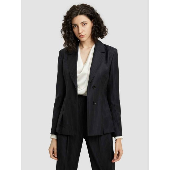 Striped Single-breasted Blazer Striped Single-breasted Blazer