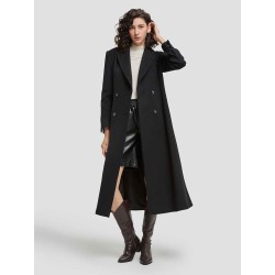 Maxi Straight Wool Coat