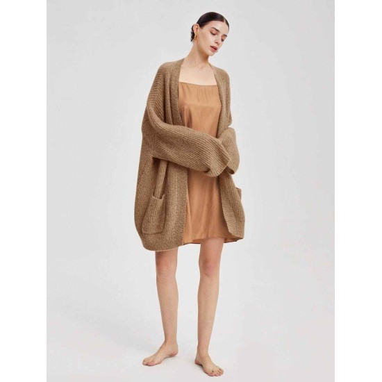 Oversized Camel Hair Blend Cardigan Oversized Camel Hair Blend Cardigan