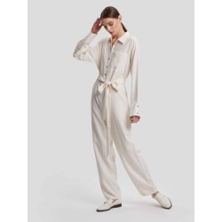 Straight Belted Jumpsuit