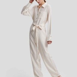 Straight Belted Jumpsuit