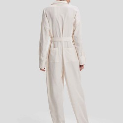Straight Belted Jumpsuit