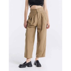 High Waisted Pleated Pants